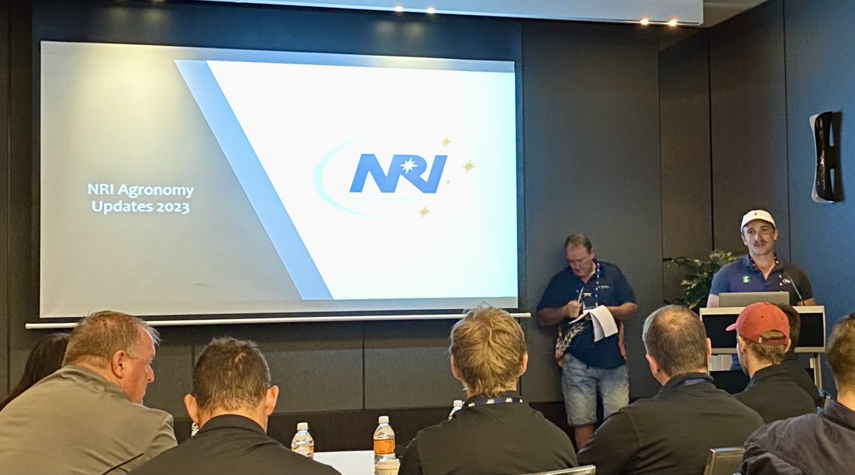 Driving yields and technology through agronomy. 75 agronomists from across Aus. 2023 Broadacre Agronomy update #NRI