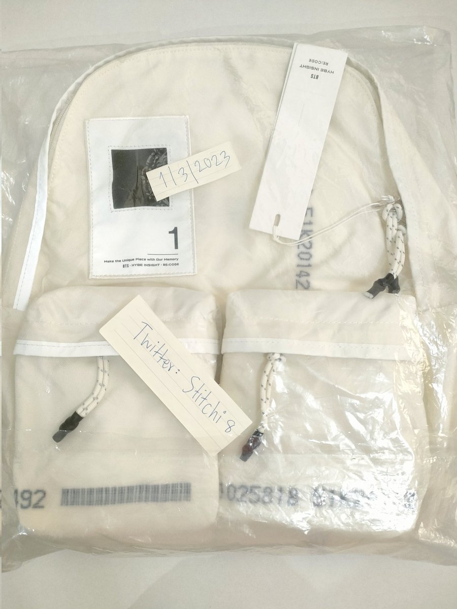 Stitchi8's tweet photo. #wts Want to sell
#BTS Recode Upcycled Backpack - JK #Jungkook
(Upcycled backpack w/cloth patch JK worn)
NWT
DM offer
Can update name card
📮🌏 Ships internationally
Takes 2-4 weeks
PayPal G&S ✅
#btsrecode
#btsupcycled #hybeinsight
#btsmerch #btsartistmade
#WTS #gdainbkk https://t.co/vLPVnhNsMK