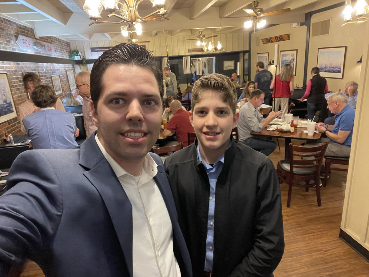 Talking with delegates again this evening — this time at the Garner Precinct Meeting. Team Unite Wake is on a roll! #UniteWake #ncpol
