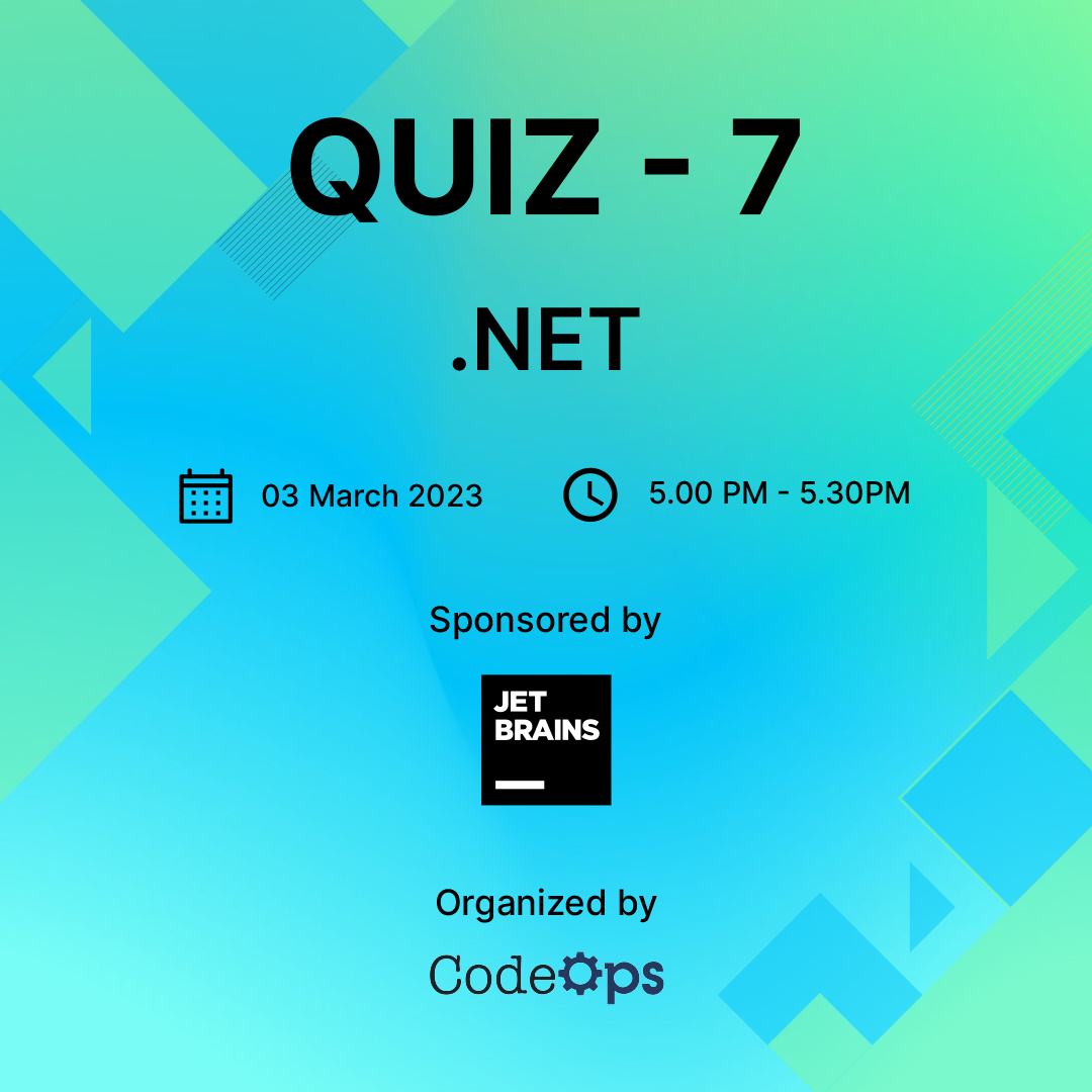 KonfHub's tweet image. Want to learn &amp;amp; upskill your knowledge of #.NET❓

#JetBrains has learning options for you at: jetbrains.com

Register &amp;amp; participate visit: quiz.konfhub.com/q/jb-quiz7

#ReSharper #ReSharper #dotMemory #dotCover #Tech #Contest #Challenge #Software #Tools #JetBrains #Quiz