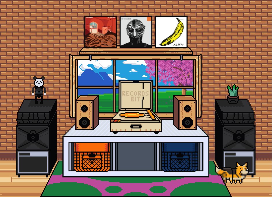 If you love music, cozy aesthetic, and 8-bit art, then <a href="/Records_Bit/">Records Bit</a> is the project for you🎶

I just re-decorated my music room😎