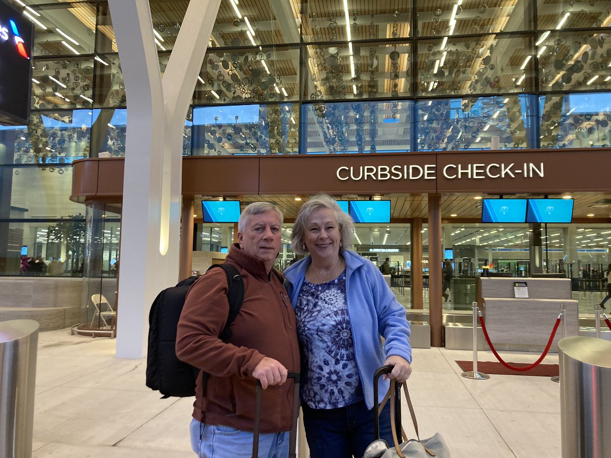 We were thrilled to fly out of the new Kansas City terminal first thing this morning! Best day ever! @BuildKCI #kansascity