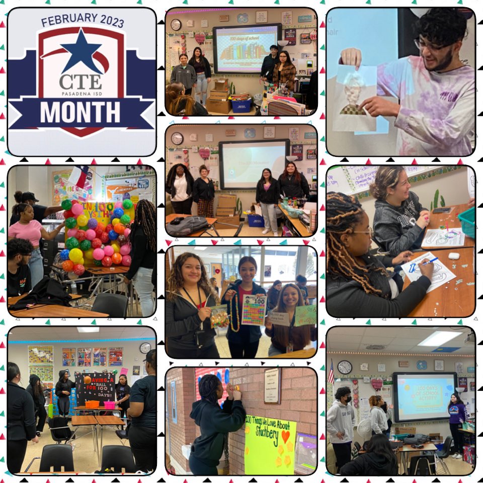 DobieFcs's tweet image. Education &amp;amp; Training students created &amp;amp; participated in “100 Days of School” activities on &amp;amp; off campus! 

#PISDCTE
#PISDCTEMonth2023
#PISDCTEAIIStars
#dobiecte
#futureeducators 
#dobieeducationandtraining