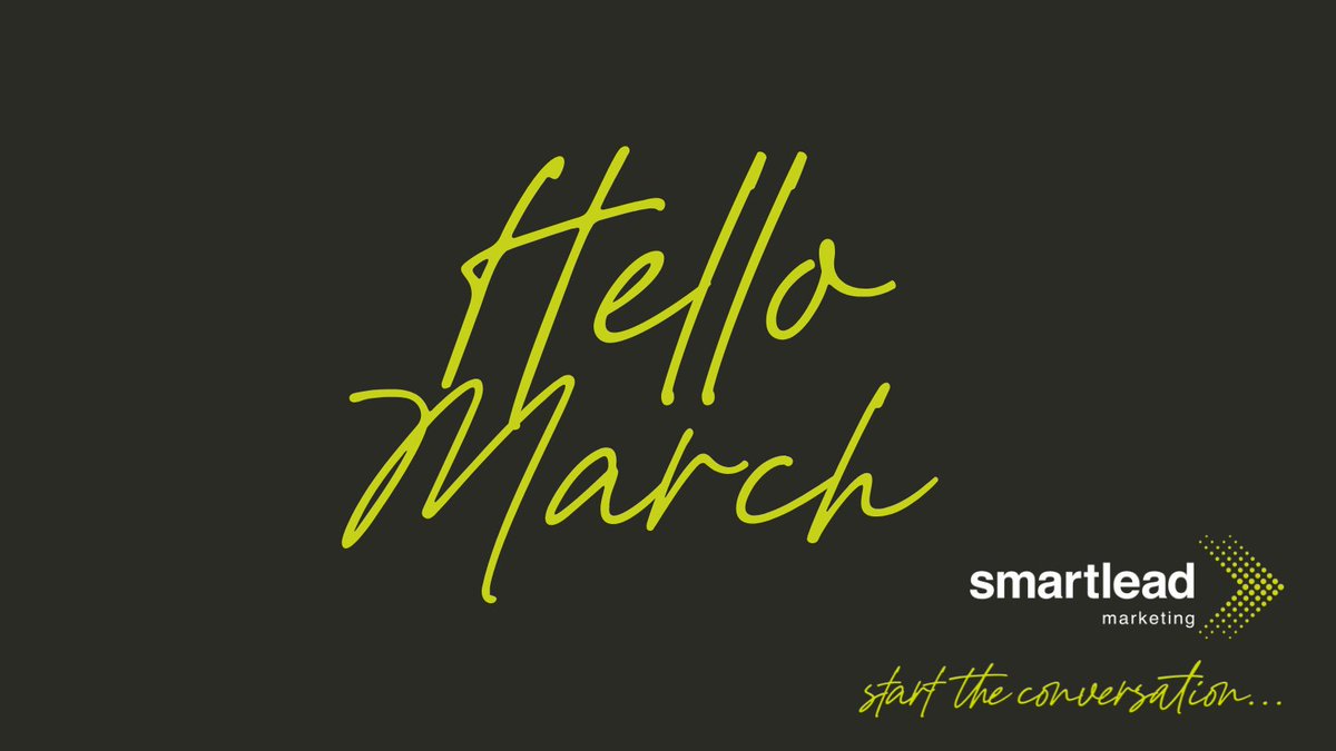 March - we are ready for you! 💪 #smartleadmarketing #starttheconversation #b2btelemarketing #b2bappointmentsetting #b2b #pipelinemanagement #newmonth #newgoals #newopportunities #goals #march #marchgoals #hellomarch #bringiton #letsgo #weareready