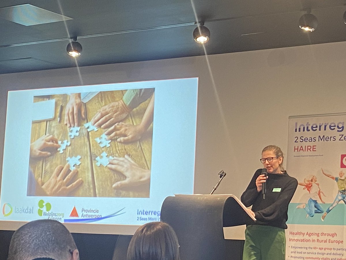 Our Belgian partners from Laakdal talking about what they’ve managed to take from the <a href="/2SeasHAIRE/">2SeasHAIRE</a> toolkit to support their community and the talking deck (a pack of cards to stimulate guided conversations).