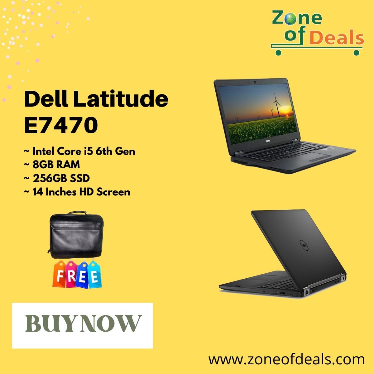 Dell E7470 Core i5 6th Gen 8GB+256GB SSD - Refurbished Laptop Excellent New Condition.
COD Also Available.
Safe Shipping Through Reputed Courier Services.
#dell7270 #dellcorei7laptop #delllatitude #dellinspiron15 #refurbishedlaptops #laptopsforstudents #delllaptops #corei7 #work