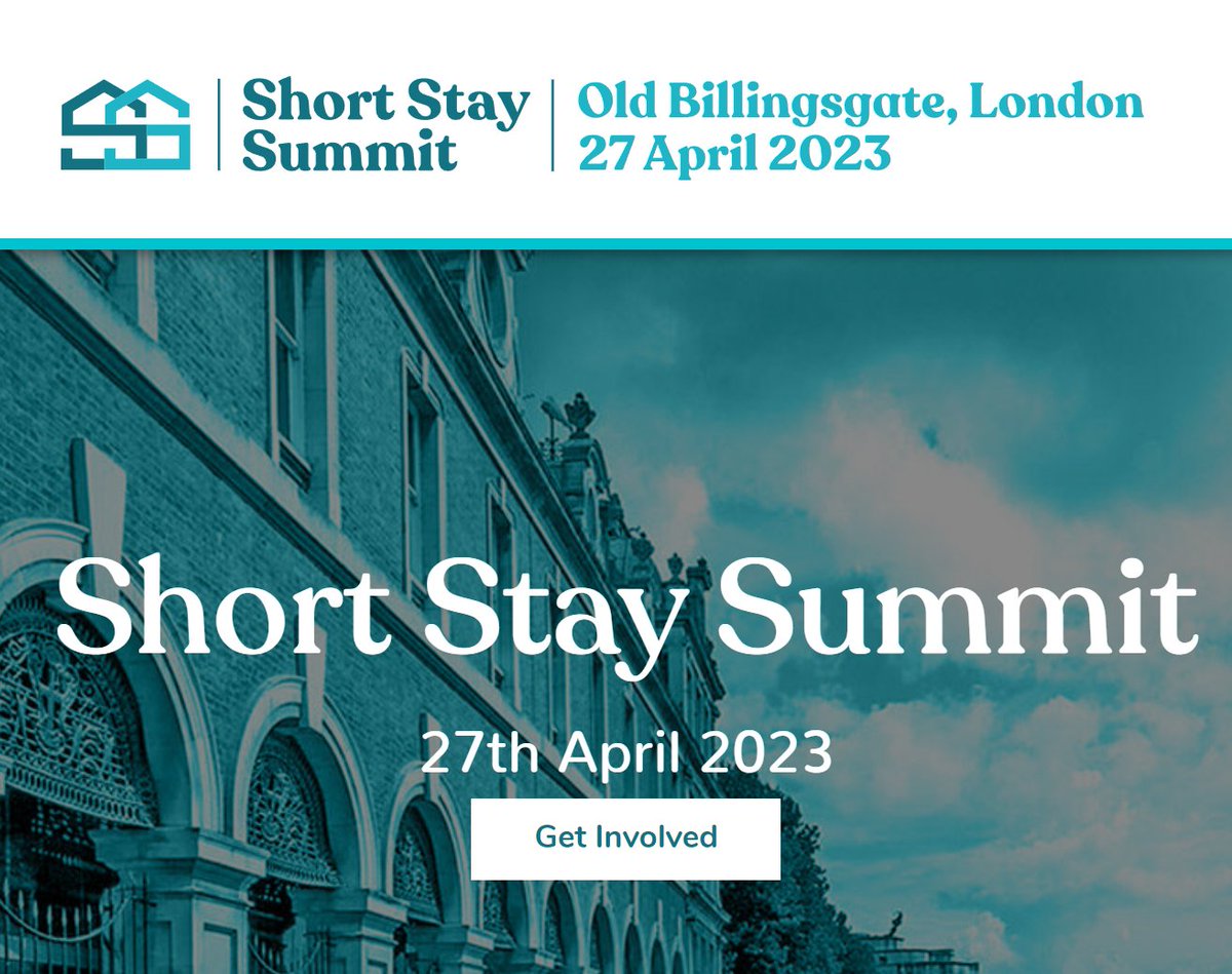 Looking forward to the #shortstaysummit in London on 27rd April.

#smartlock #remoteaccess #keyless #airbnb #vrbo #holidaylet #holidaycottage #holidayvilla #holidayrental #shortstay #bookingcom
shortstaysummit.org