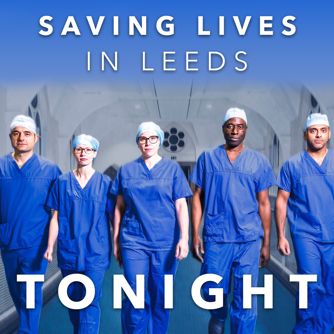 The countdown is on! #SavingLives In Leeds begins TONIGHT at 9pm on BBC Two! ⏰