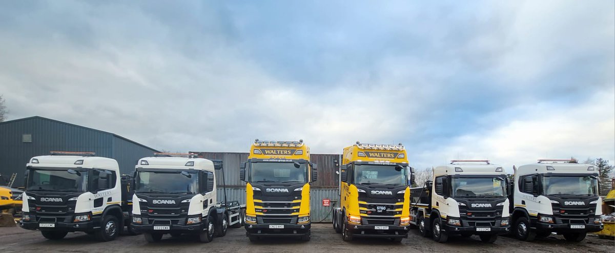 Its not St David's day without a bit of Yellow!

Thanks for the new trucks @keltruck . Very happy to add these new @ScaniaUK vehicles to the @TheWaltersGroup Fleet.

@andrew_long67 @RWKeltruck #scania #scania770sxt #Tippers #HookLift #HeavyHaulage #March1St #Newreg