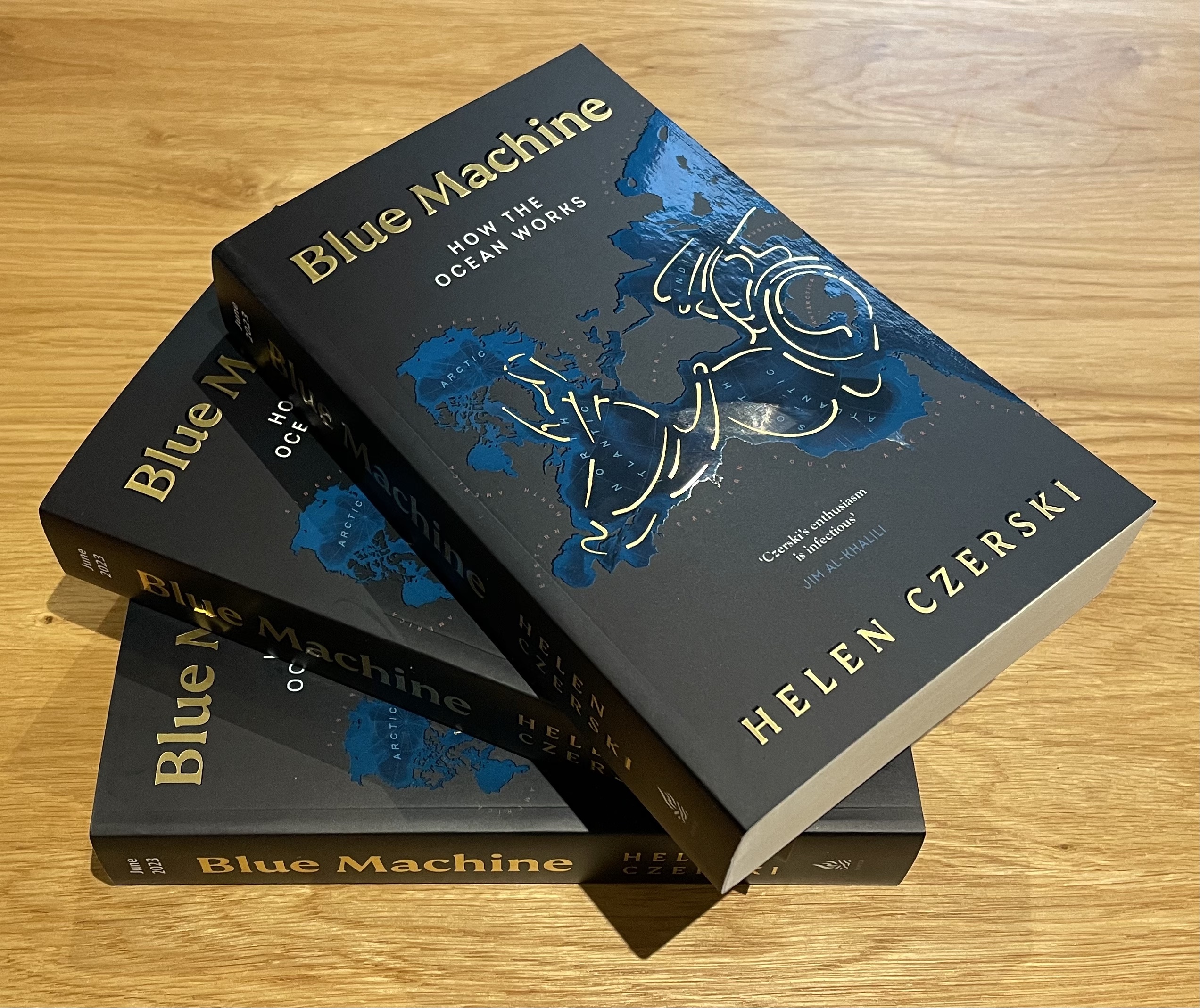 The blue machine