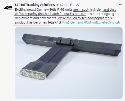 glr_1990's tweet photo. Fluff or substance? Tweets are indicating business is really taking off in 2023 #TRAC https://t.co/2Qgg08Aqxt