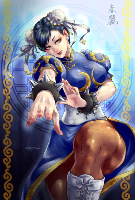 春麗さんお誕生日おめでとうございます#StreetFighter#格ゲーキャラ描こうぜ#春麗生誕祭 
