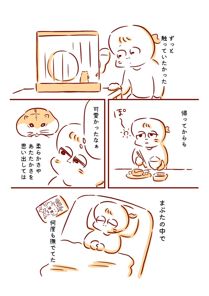 初めてハムスターを触った日 