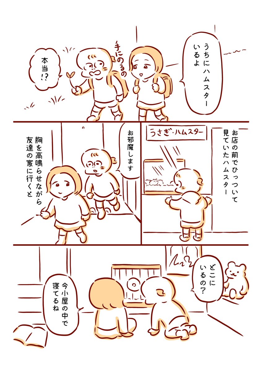 初めてハムスターを触った日 