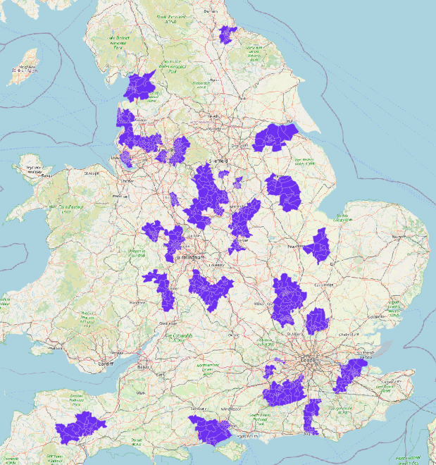 New Council wards for May 2023 - there are 48 councils with redrawn boundaries, and over 1,000 adjusted wards. See all the details in your seat: electoralcalculus.co.uk/newseatlookup.…