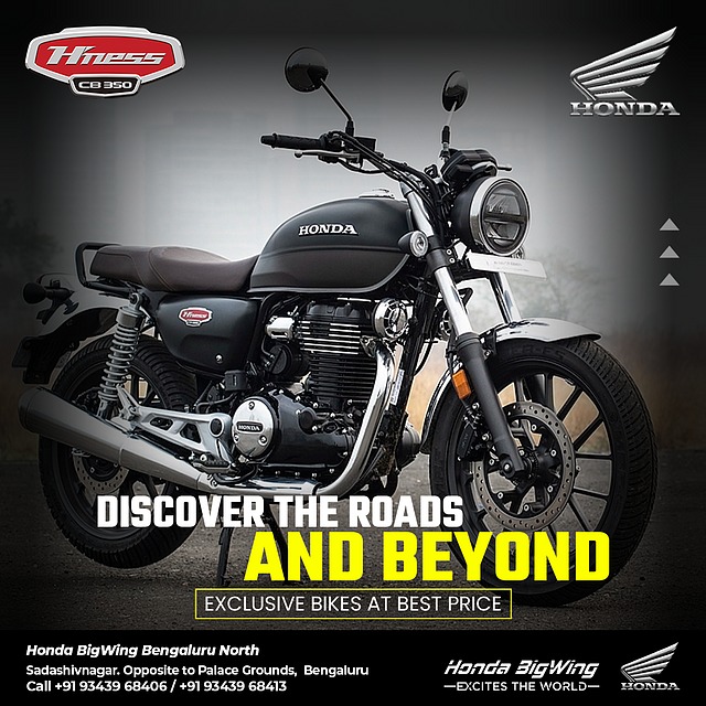 BigwingNorth's tweet photo. Break the boundaries and take it beyond the limits!
visit us at https://t.co/DAPwzi8rAv
Opens from 9:30 AM to 6:30 PM.
#hondabike #honda #bigwing #bigwinghonda #bangalore #hondabangalore #hondaindia #india https://t.co/9bePzD5aM2