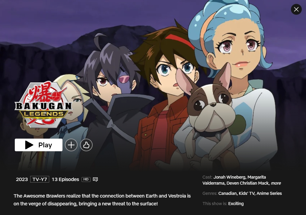 Netflix Streams Bakugan Legends Anime - News - Anime News Network