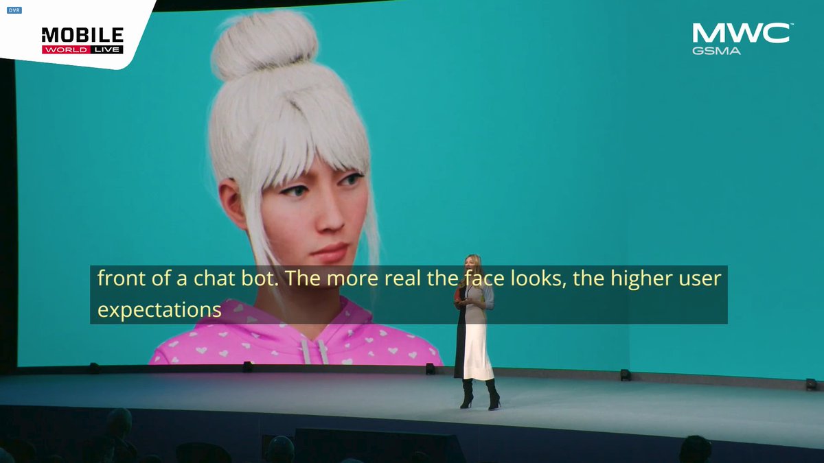 KukiChatbotDev's tweet image. Wow! @kuki_ai and @laurenkunze have just come off stage at Mobile World Congress in Barcelona in front of a packed house.

Look at the size of this screen!
#MWC2023