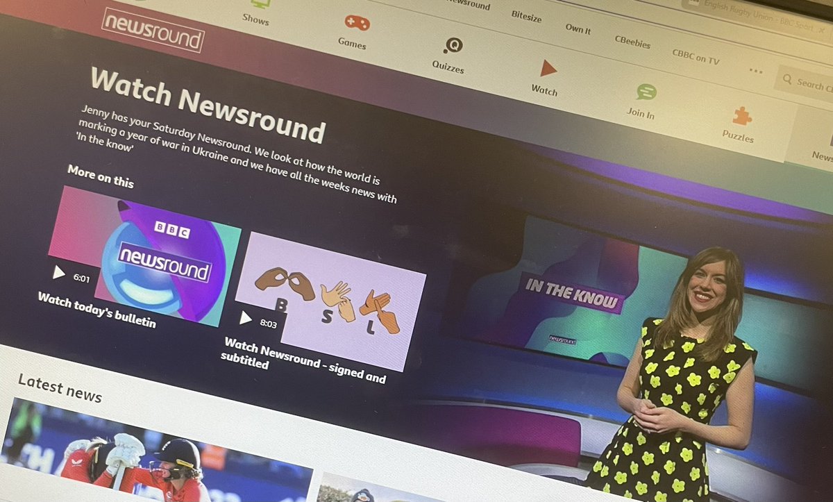 Oh hello new Newsround website