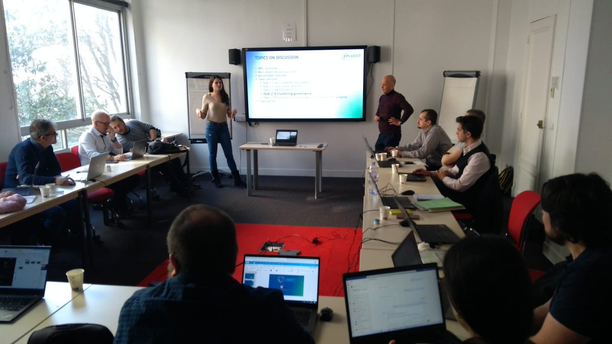 ePlanetH2020's tweet photo. Let's start the #ePLANET half project meeting 💪. All project partners are meeting in Paris together with our PO from @cinea_eu 👏, to make the point on the progress done until now and discuss on the actions for next period 😊. 

#energytransition #governance  @eumayors #h2020 https://t.co/53kbvpLmqG