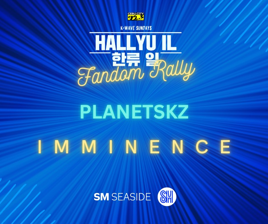 HALLYUIL's tweet photo. We're all gearing up for another fun fandom event!
The SM Seaside Assembly : HALLYU IL Fandom Rally
Sun March 26, 2023
City Wing Atrium of @SMSeasideCebu
Mall hours
#HALLYUILFandomRally #SMSeasideCityCebu #HALLYUILonloc #hallyu #kpop #HALLYUIL923 #FandomRally #SeasideAssembly https://t.co/jubCI4psEZ