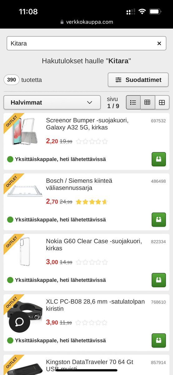 lwahonen's tweet photo. @Verkkokauppacom Käyttääkö hakukoneenne lainkaan käyttäjän antamia hakusanoja? https://t.co/rUJ8v2XHGG
