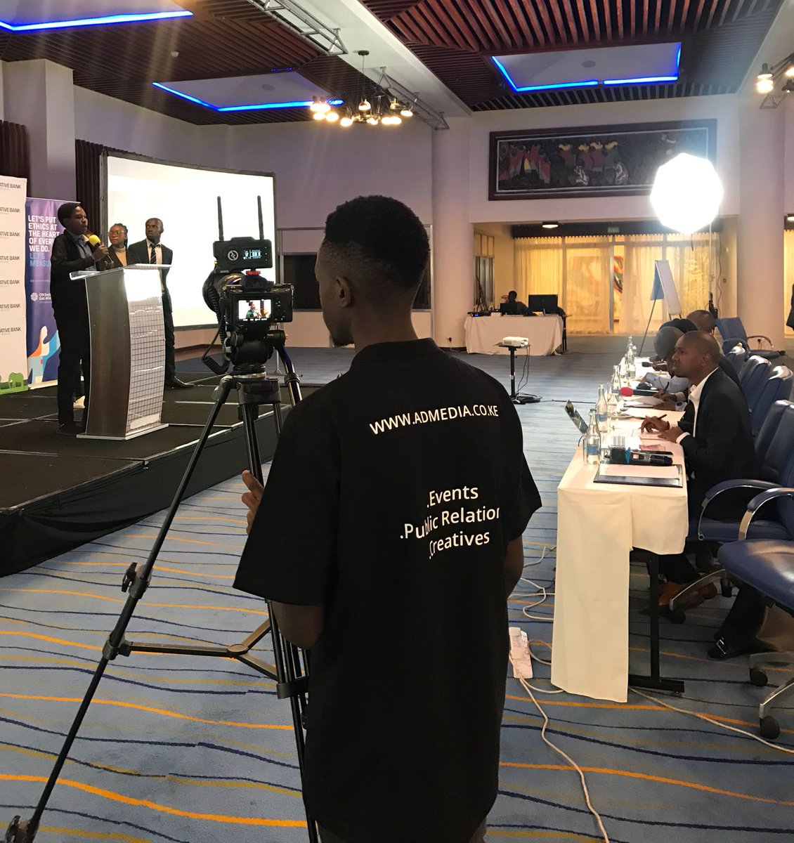 Back to back productions at @AdmediaKe where we shot the @GiveWork_ grand finale TV episode and immediately set up for #CFASociety hybrid event held at Movenpick across town.

#Wegotyou #communicationssolutions #production