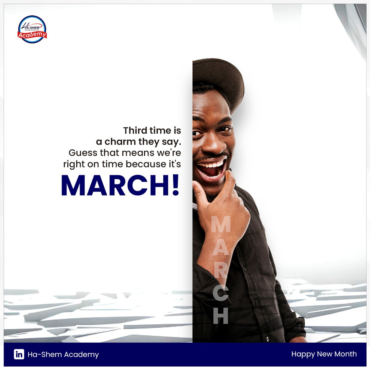 HaShemAcademy's tweet image. March-ing into the new month like some real bosses! 😎✌️

Who&apos;s with us? 🙌🏼

#newmonthnewgoals #marchvibes