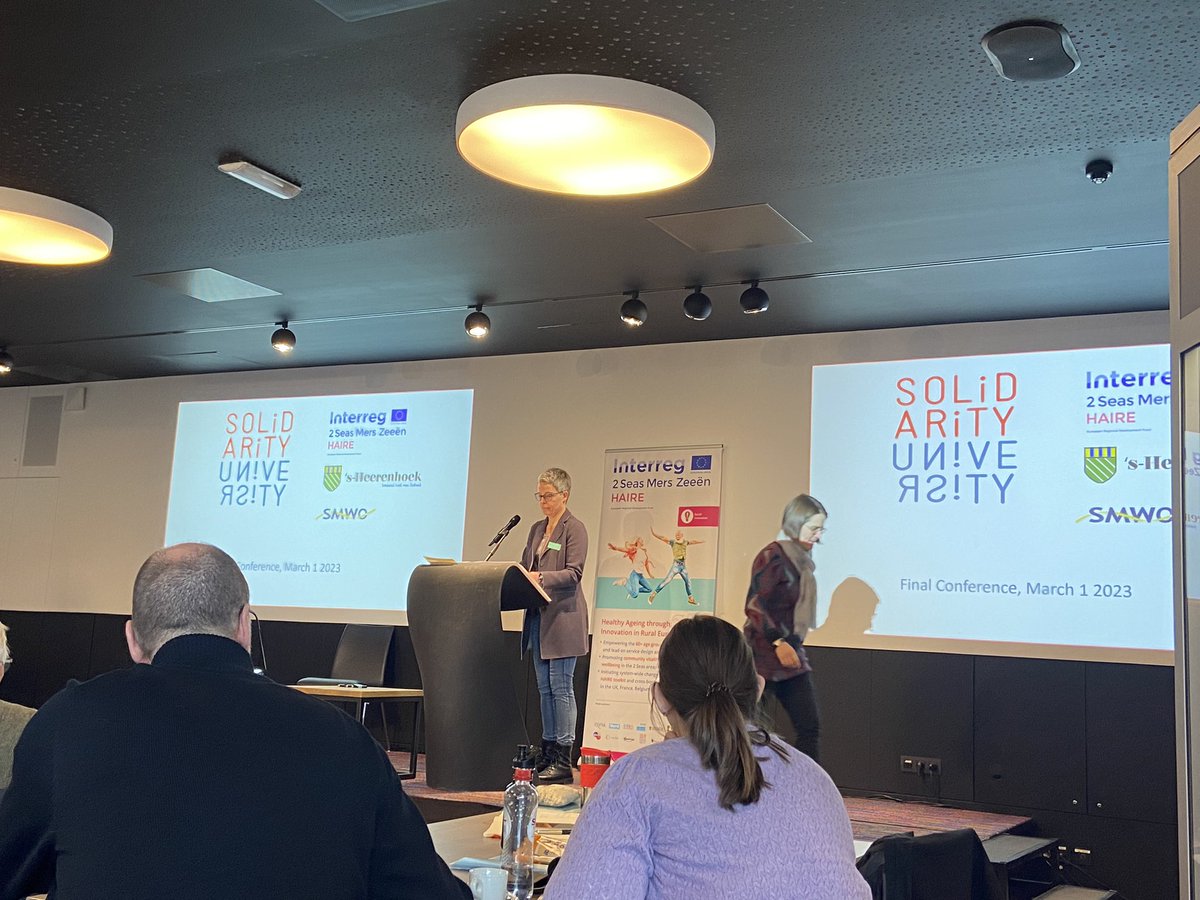 Next pilot site <a href="/SolidarityUniv/">Solidarity University</a> talking about a village called s’Heerenhoek, a small coastal village in the Netherlands &amp; how <a href="/2SeasHAIRE/">2SeasHAIRE</a> has helped the local older community foster healthy ageing through guided conversations &amp; neighbourhood analysis.