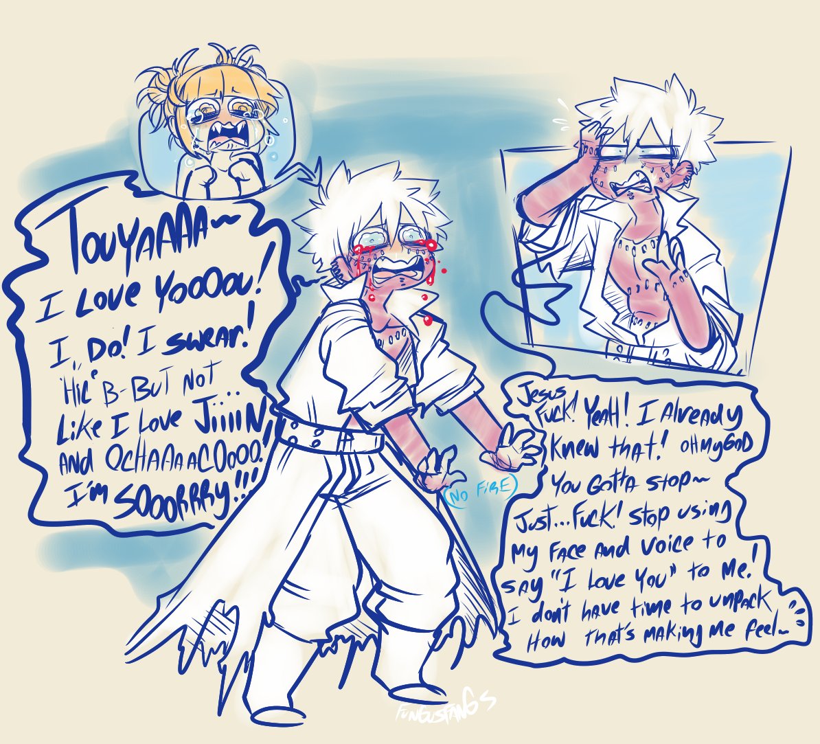 He DEFINITELY told her it wasn't gonna work...