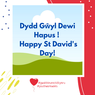 As we celebrate St Davids Day let's give a shout out to all who work hard to support young people in Wales.🏴󠁧󠁢󠁷󠁬󠁳󠁿

You are doing so many of the ‘little things’ that make a huge difference to young people’s lives!

#RandomActsofWelshness #StDavidsDay #proudtobeWelsh #DyddGŵylDewi