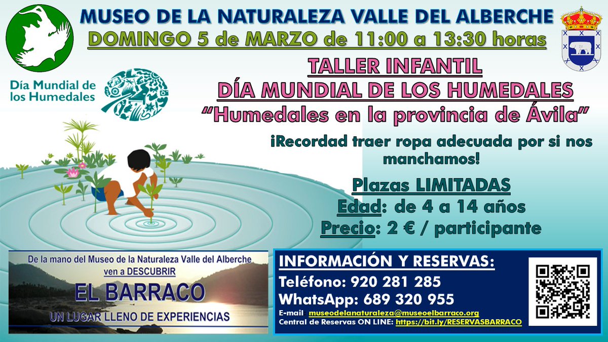 MUSEONATURALEZA's tweet photo. RESERVAS
Tfn: 920 281 285
WhatsApp: 689 320 955
E-Mail: museodelanaturaleza@museoelbarraco.org
Reservas ONLINE: https://t.co/ngo2kQUWHk
#MNVA #VenadescubrirElBarraco #MuseoNaturaleza #quehacerfindesemana #queverenGredos #queverenBarraco #cdvalledelalberche #GOAA #StellariumAvila https://t.co/klIFXlvcyo