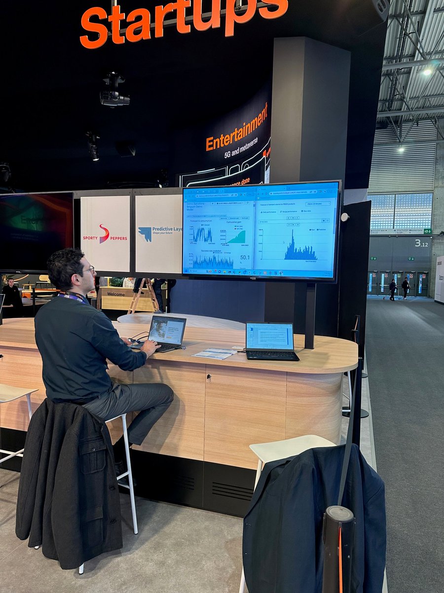Predictive Layer (@predictivelayer) on Twitter photo Delighted to be present at the largest and most influential #connectivity event in Barcelona #MWC23!
Meet us today at the @Orange booth to discover our #pricing and #forecasting solutions to boost your profitability and operational excellence. 
<a href="/MWCHub/">MWC</a> <a href="/Fira_Barcelona/">Fira Barcelona</a> Delighted to be present at the largest and most influential #connectivity event in Barcelona #MWC23!
Meet us today at the @Orange booth to discover our #pricing and #forecasting solutions to boost your profitability and operational excellence. 
<a href="/MWCHub/">MWC</a> <a href="/Fira_Barcelona/">Fira Barcelona</a>