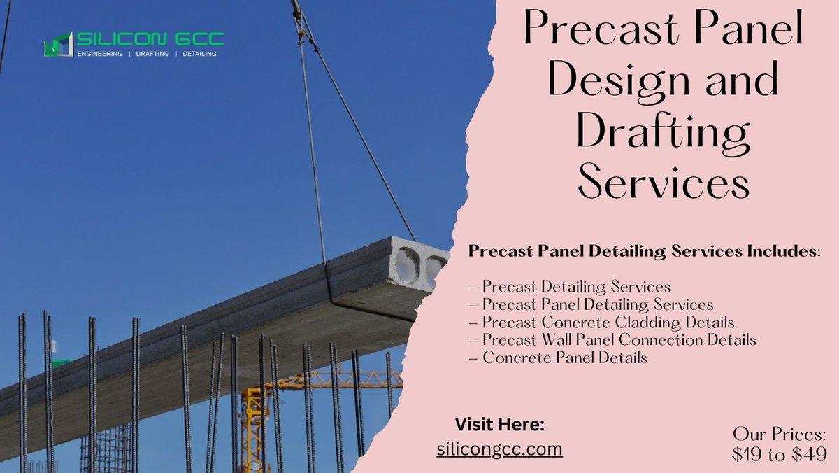 #SECDTechnicalServicesLLC provides best services of #PrecastPanelDetailingEngineeringOutsourcingServices.

bit.ly/3kySPSR

#PrecastPanelDetailing #PrecastPanel #PanelDesign #PanelDrafting #CADServices #CADD #Silicongcc #UAE