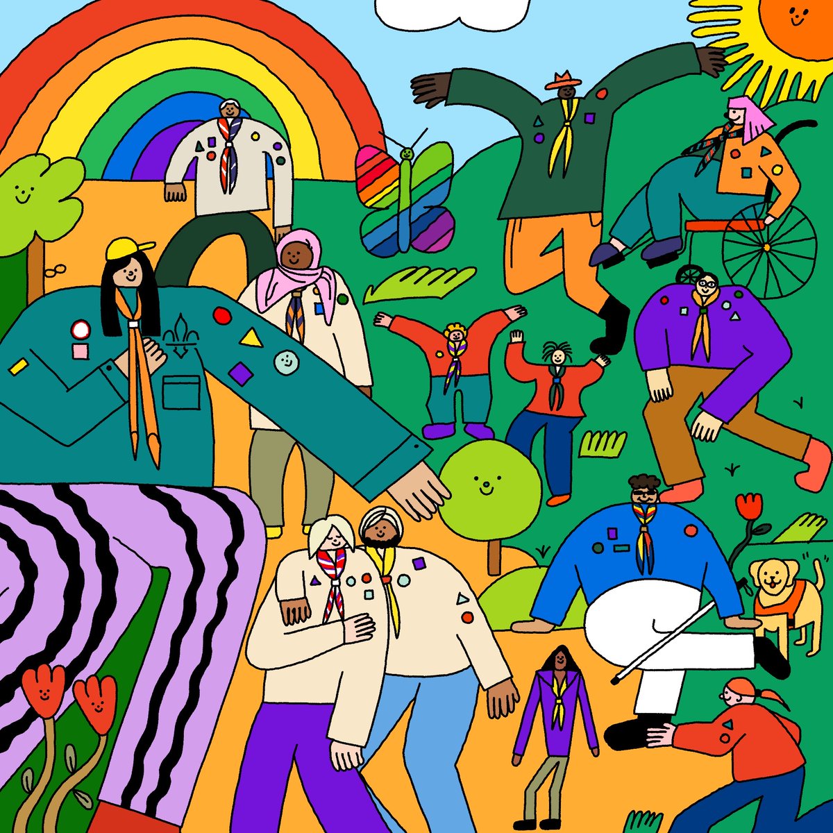 Today's Zero Discrimination Day, when we acknowledge the importance of treating each other with dignity every day, no matter what differences there are between us. Try our activity, Equity spaghetti: scouts.org.uk/activities/equ…

Illustration: Celine Ka Wing Lau