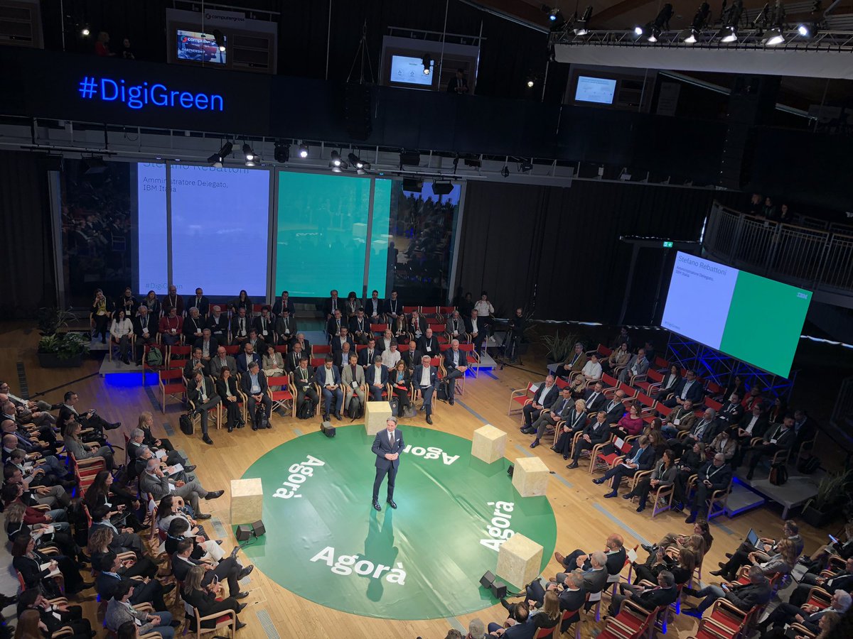 Stefano Rebattoni dà il via a #DigiGreen Day, la giornata dedicata alla sostenibilità ambientale, economica e sociale a #IBMStudiosMilano