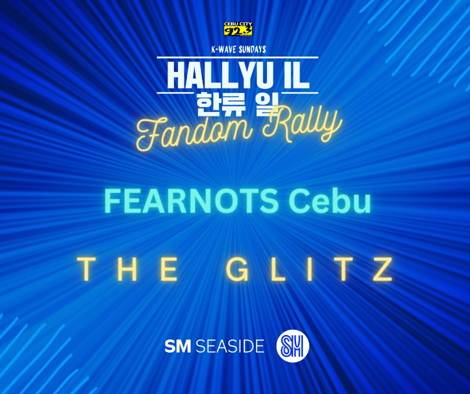 HALLYUIL's tweet photo. We're all gearing up for another fun fandom event!
The SM Seaside Assembly : HALLYU IL Fandom Rally
Sun, March 26, 2023
City Wing Atrium of @SMSeasideCebu
Mall hours
#HALLYUILFandomRally #SMSeasideCityCebu #HALLYUILonloc #hallyu #kpop #HALLYUIL923 #FandomRally #SeasideAssembly https://t.co/iTJHLOLPHM