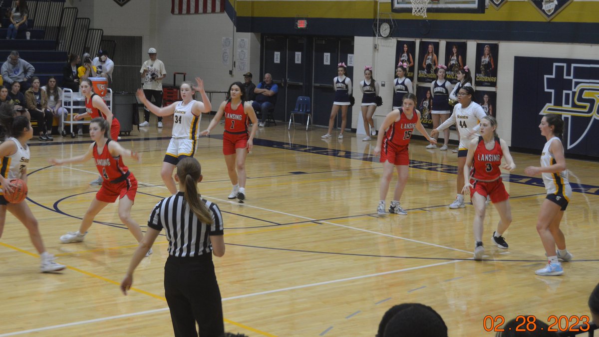 Lions vs Saints at Sub-state. <a href="/usd469/">Lansing USD 469</a> <a href="/derekwwiley/">Derek Wiley</a> <a href="/I_Am_Pi3rce/">Pierce</a> <a href="/LansingLionsLL/">LansingHS Activities</a> #proudofthepride