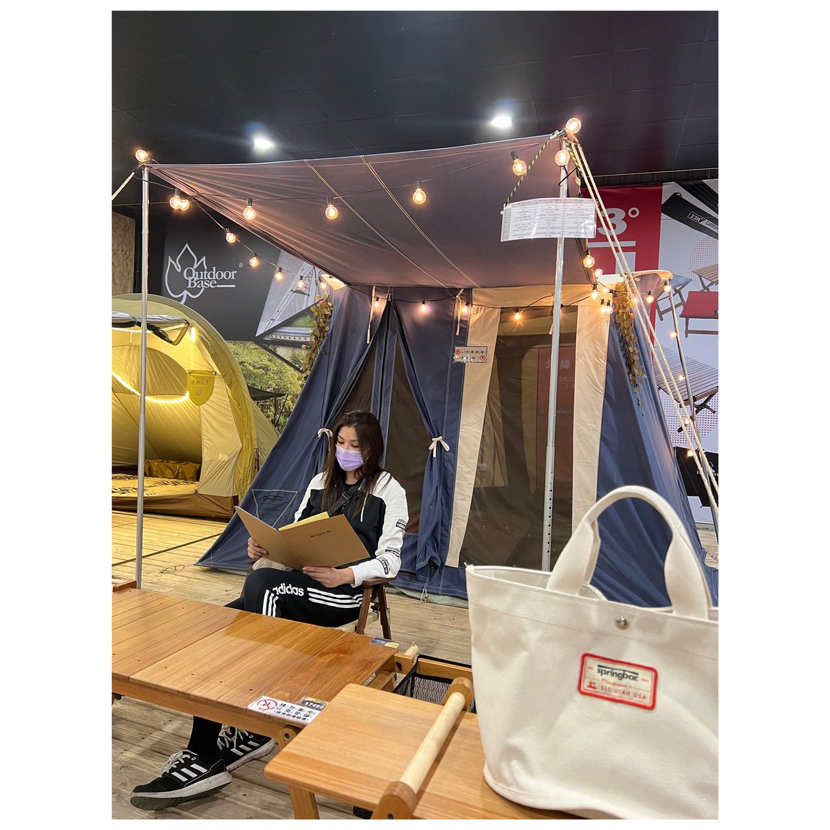 jhw95066's tweet photo. 想露營了🏕️

我的第一顆帳篷⛺️：
美國springbar春帳 traveler

#springbar #campworld #逐露天下 #春帳springbar #春帳限量款顏色 #第一顆帳篷入手 https://t.co/4bXxtCPlUI