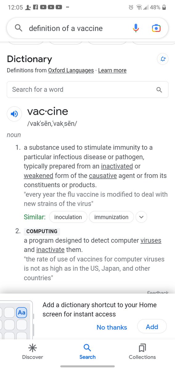 @RfLcopter3 @JesseKellyDC Okay slow down there snowflake it is a vaccine I'm sorry that you can't understand basic science but here's the official definition. Plus no one was ever mandated or coerced into taking the vaccine.
