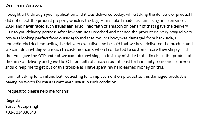 Spbannaji's tweet photo. @amazon @amazonIN @Walmart @walmartindia @JeffBezos @ajassy @AmitAgarwal Please Help Me to resolve My Issue. Order Number 405-7306654-5732204 https://t.co/hYqhhM157U