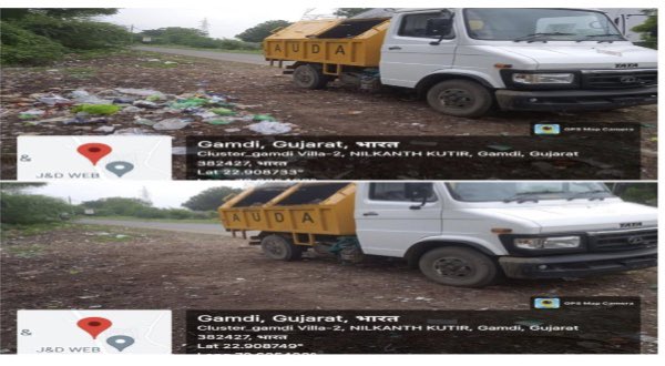 Mukeshias's tweet photo. UDD, Gujarat - New Initiative 
Ahmedabad Urban Development Authority (AUDA) reaching out to 55 villages within 5 km from AMC limits to remediate legacy waste. 

AUDA started the work since July 2022, deployed 30 vehicles and so far remediated over 8300 MTs of legacy waste. https://t.co/NBSYkHWQSi