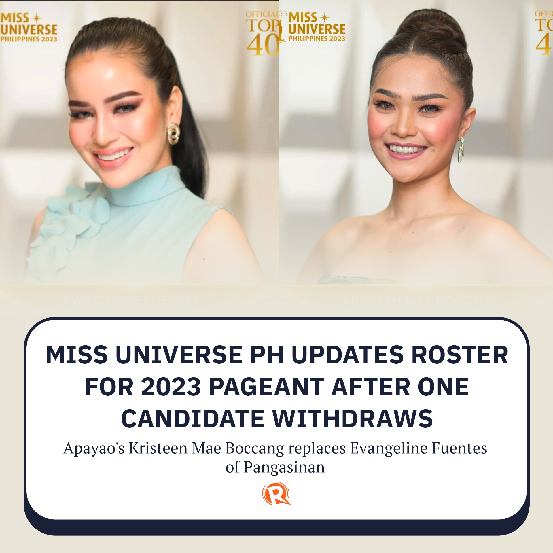 Miss Universe Philippines 2023 announces top 40 candidates