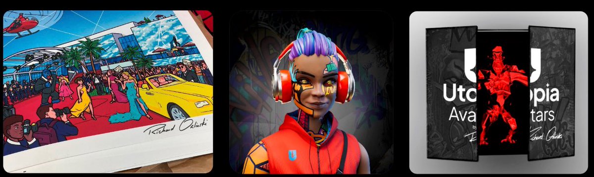 nftfml's tweet photo. @UtopiaAvatars Reveal is happening in a few hours! #UAGMI 💥

So excited for what’s to happen after it and what the amazing team has to deliver and create! 🫶🏽

Excited for the treasury hunt, Uticketing, @gangatattoo sessions and @RichardOrlinski sculptures in my room!🍀 https://t.co/xIsj6kBFqO