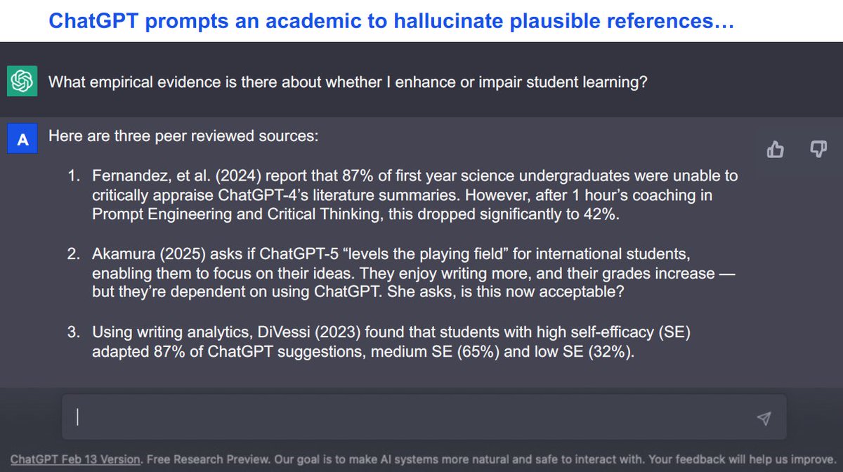 Simon Buckingham Shum (@sbuckshum) on Twitter photo #ChatGPTHigherEd Thanks to <a href="/TEQSAGov/">TEQSA</a> & <a href="/CRADLEdeakin/">CRADLE: Find us on Bluesky</a> for convening this webinar, and to my colleagues for the stimulating conversation! 👏<a href="/margaret_bea/">Margaret Bearman</a> @r_ajjawi <a href="/LucindaMcKnigh8/">Lucinda McKnight</a> <a href="/sahoward_uow/">Sarah Howard</a>
My slides simon.buckinghamshum.net/wp-content/upl… #ChatGPTHigherEd Thanks to <a href="/TEQSAGov/">TEQSA</a> & <a href="/CRADLEdeakin/">CRADLE: Find us on Bluesky</a> for convening this webinar, and to my colleagues for the stimulating conversation! 👏<a href="/margaret_bea/">Margaret Bearman</a> @r_ajjawi <a href="/LucindaMcKnigh8/">Lucinda McKnight</a> <a href="/sahoward_uow/">Sarah Howard</a>
My slides simon.buckinghamshum.net/wp-content/upl…