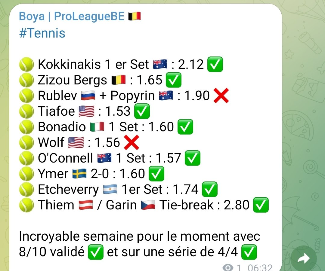 Boya | Pronos tweet media