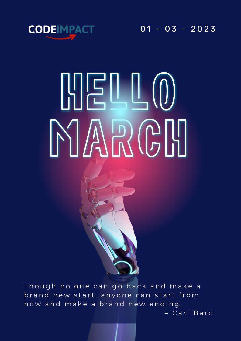 CodeImpact_ug's tweet image. Happy New Month Beautiful People ✨
Remember registrations for our first Hour of Code Class have already began and limited slots are available 💃
Register here: forms.gle/6ieJeYJwCjY4bo…
#linkinbio #programmingforkids #newmonth
