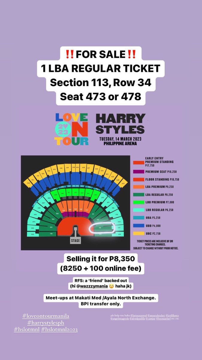 anjiebear's tweet photo. @jnqqqa Hi! I have 1 available LBA regular ticket. Message me if interested :) https://t.co/IxvUOu77bd