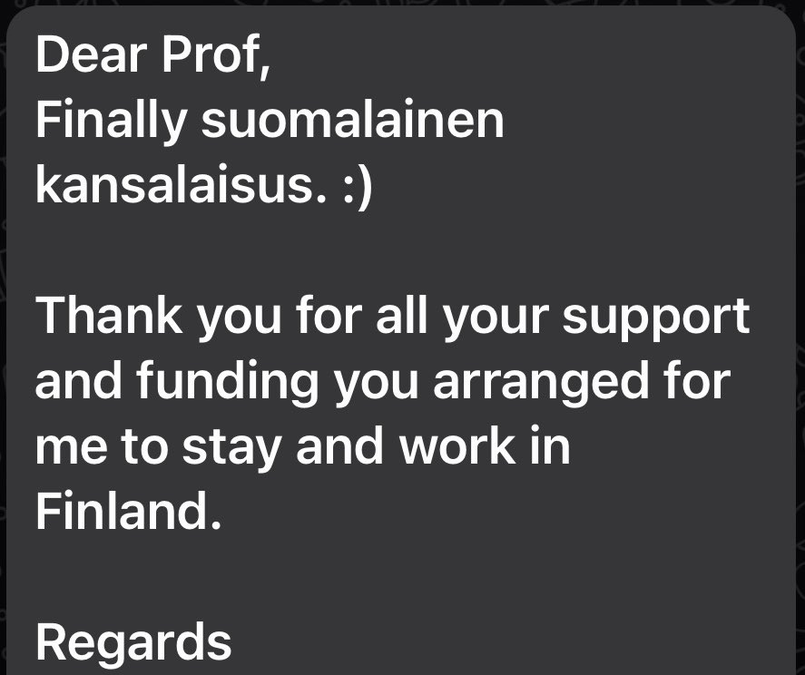 PetriPellikka's tweet image. Joining @helsinkiuni changes your life. It is worth it. This fellow came for PhD in mid 2010s, finished studies in 2019, and works now for  a Finnish consulting company in #RemoteSensing and #Geoinformatics. We need this kind of immigrants in Finland. Thank you Hari!