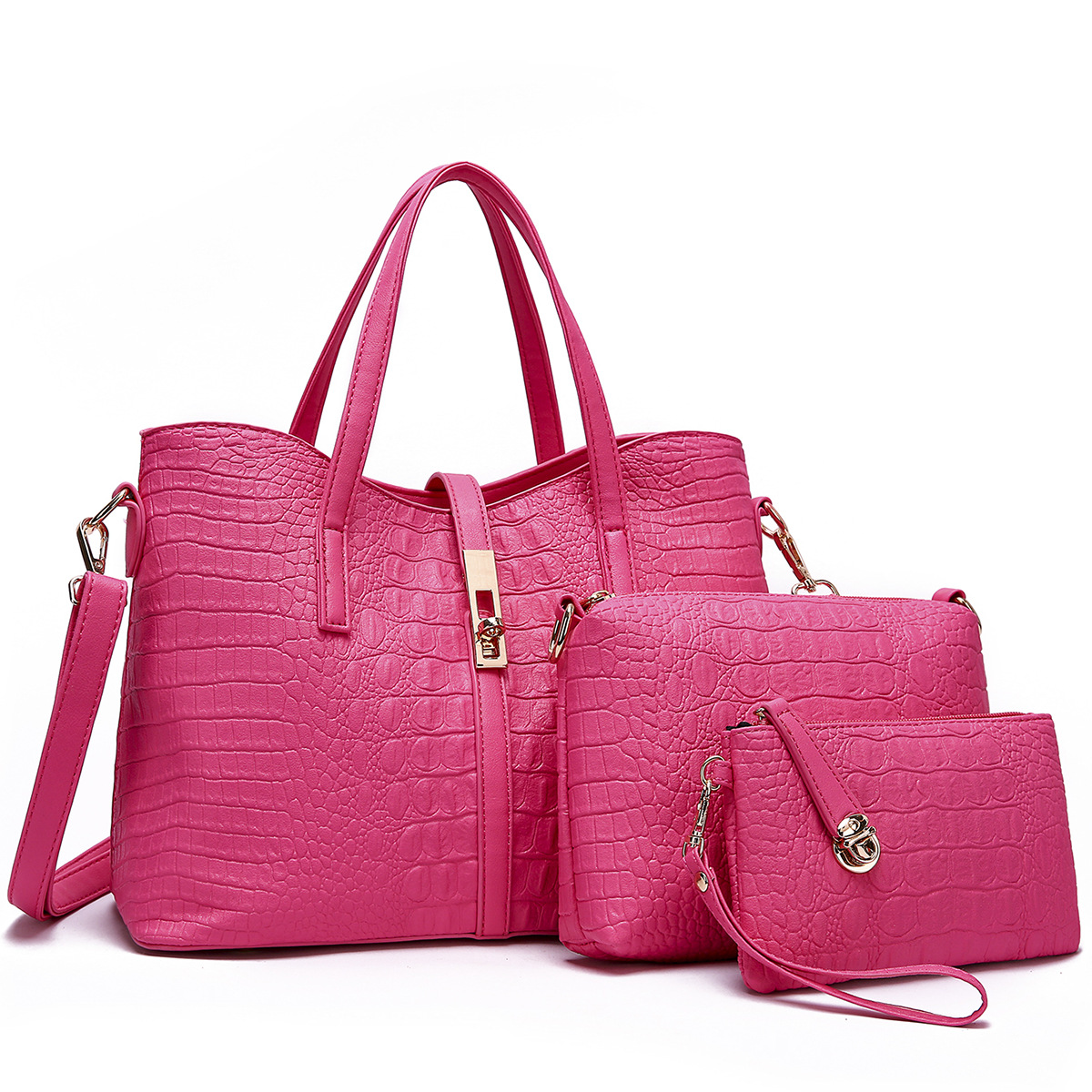 Crocodile🐊🐊🐊 pattern bag 🐳🐳🐳handbags 3 in 1 set 
#handbagset #handbags #handbagsforsale #handbagseller #handbagshop #handbagslover #handbagsale #handbag #handbagsonline #handbagstyle #handbagsales #shoulderbag #slingbag #handbagsmurah #handbagsetmurah #bag #handbagsling